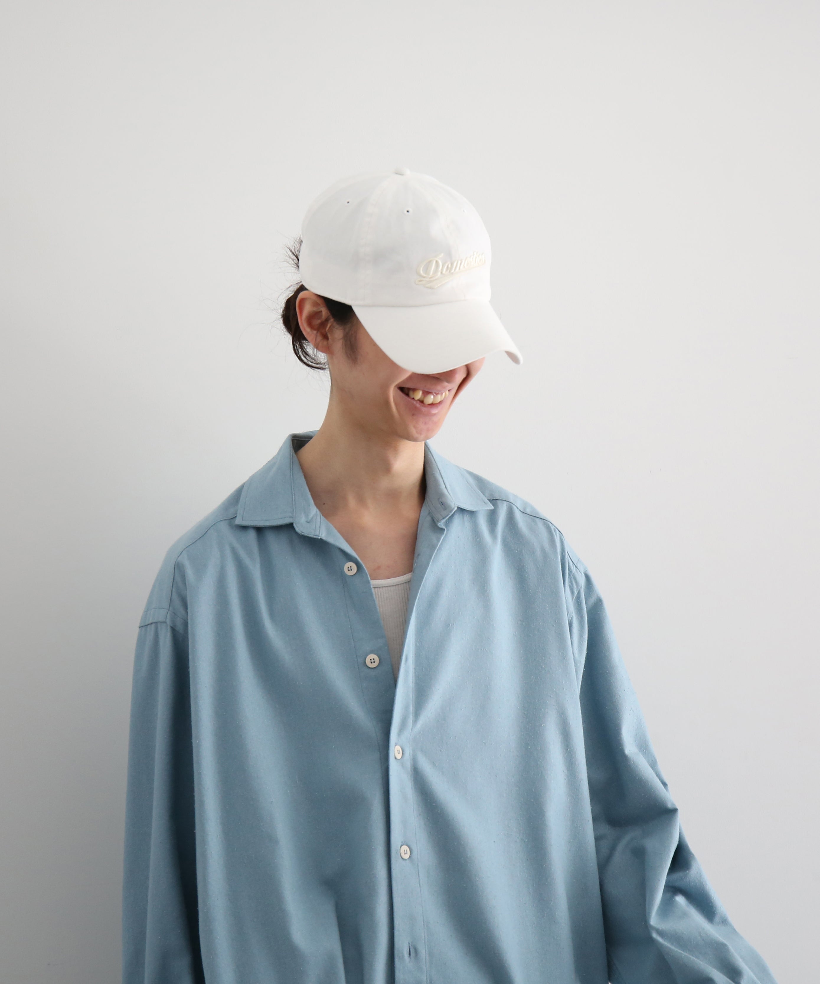 BASErange  / ベースレンジ | ビッグシルエット コットン レギュラーカラー ベーシック シャツ | XS | ホワイト | レディース BASERANGE（ベースレンジ） tシャツ 「BASERANGE/ベースレンジ」CORE