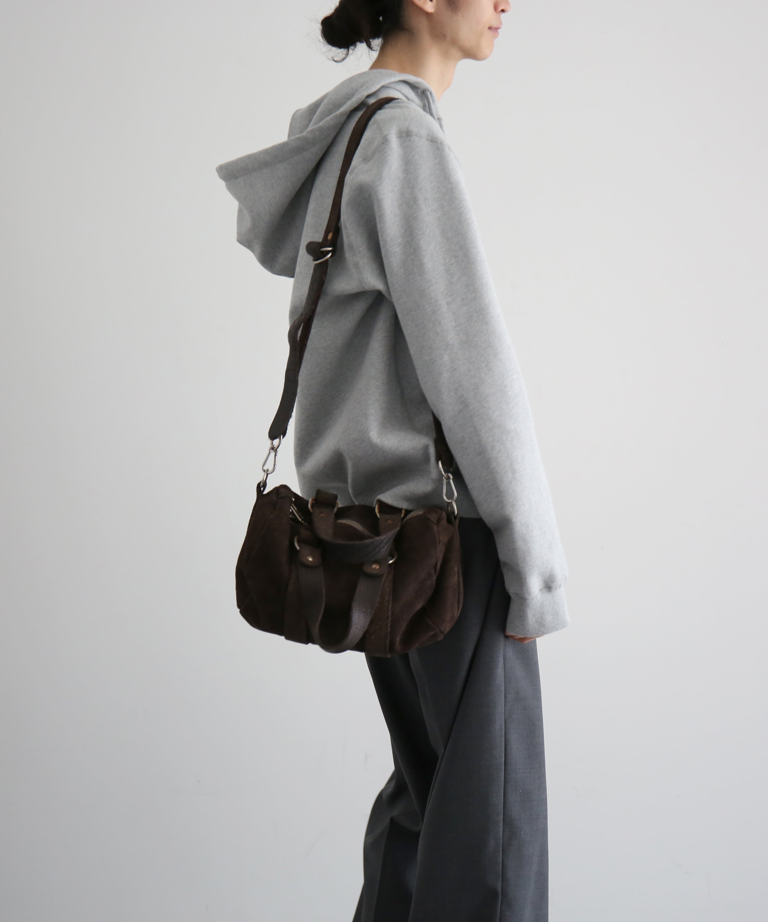 GUIDI Cross body "WHITE"