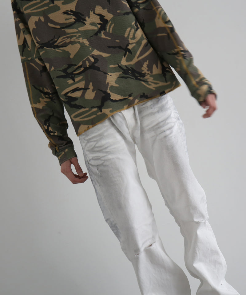 Sex&Jeans White stray jeans "WHITE"