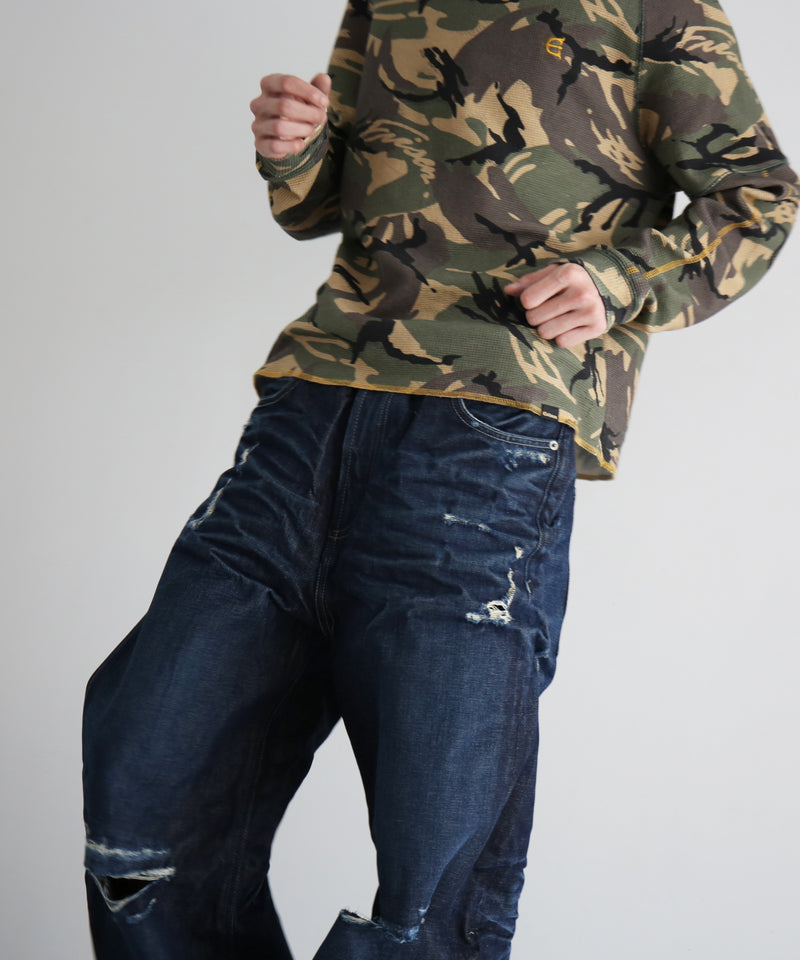 Sex&Jeans Ocean wash baggy "INDIGO"