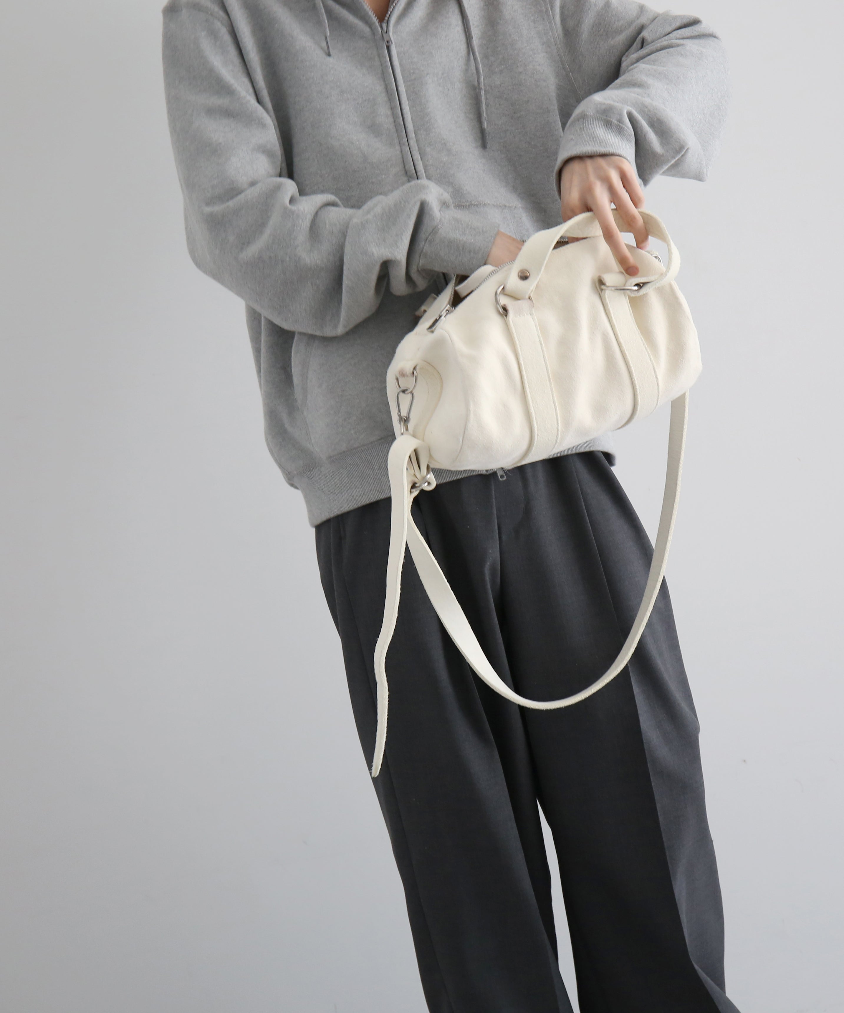 GUIDI Cross body "WHITE"