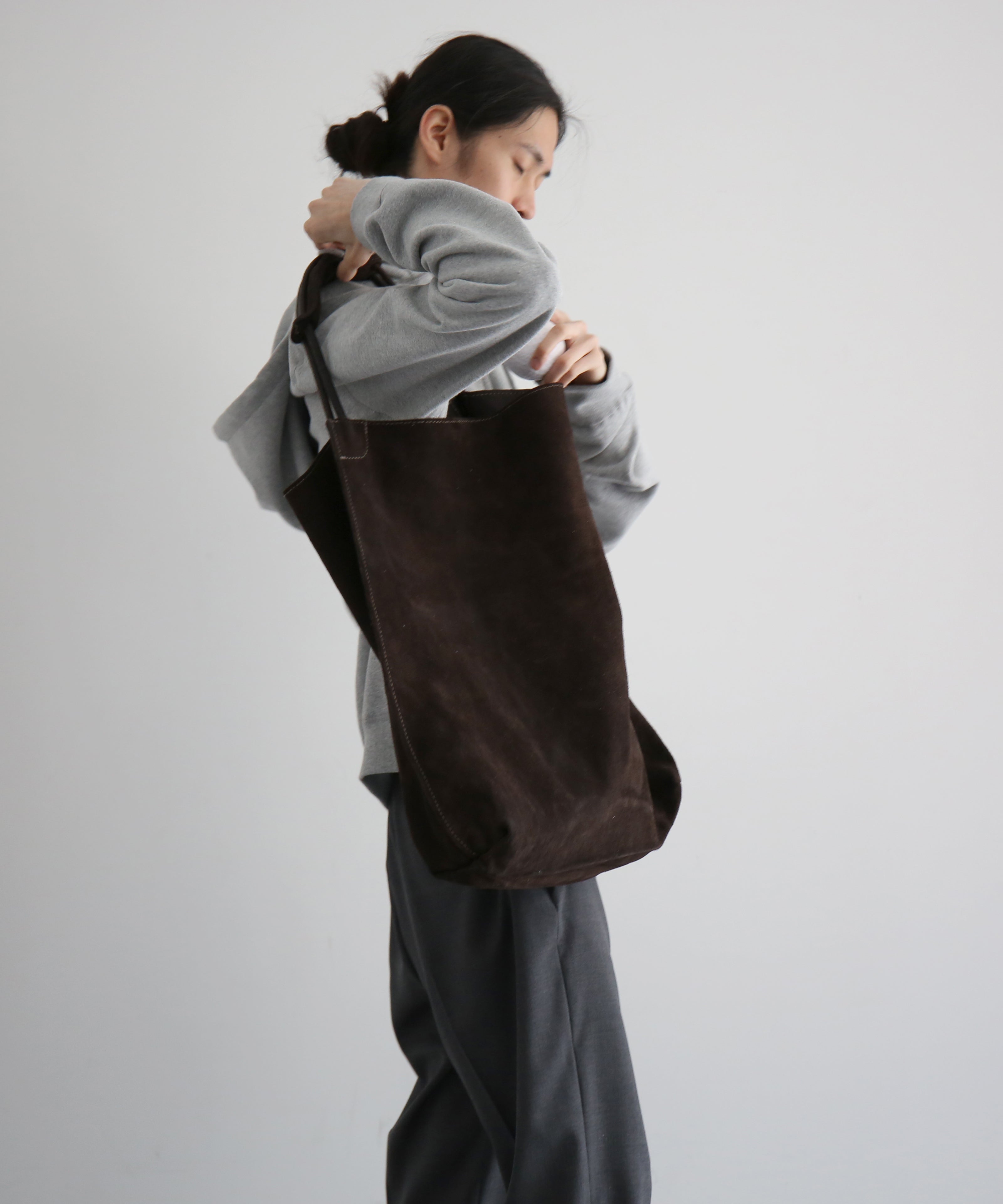 GUIDI Shopper bag "BROWN"