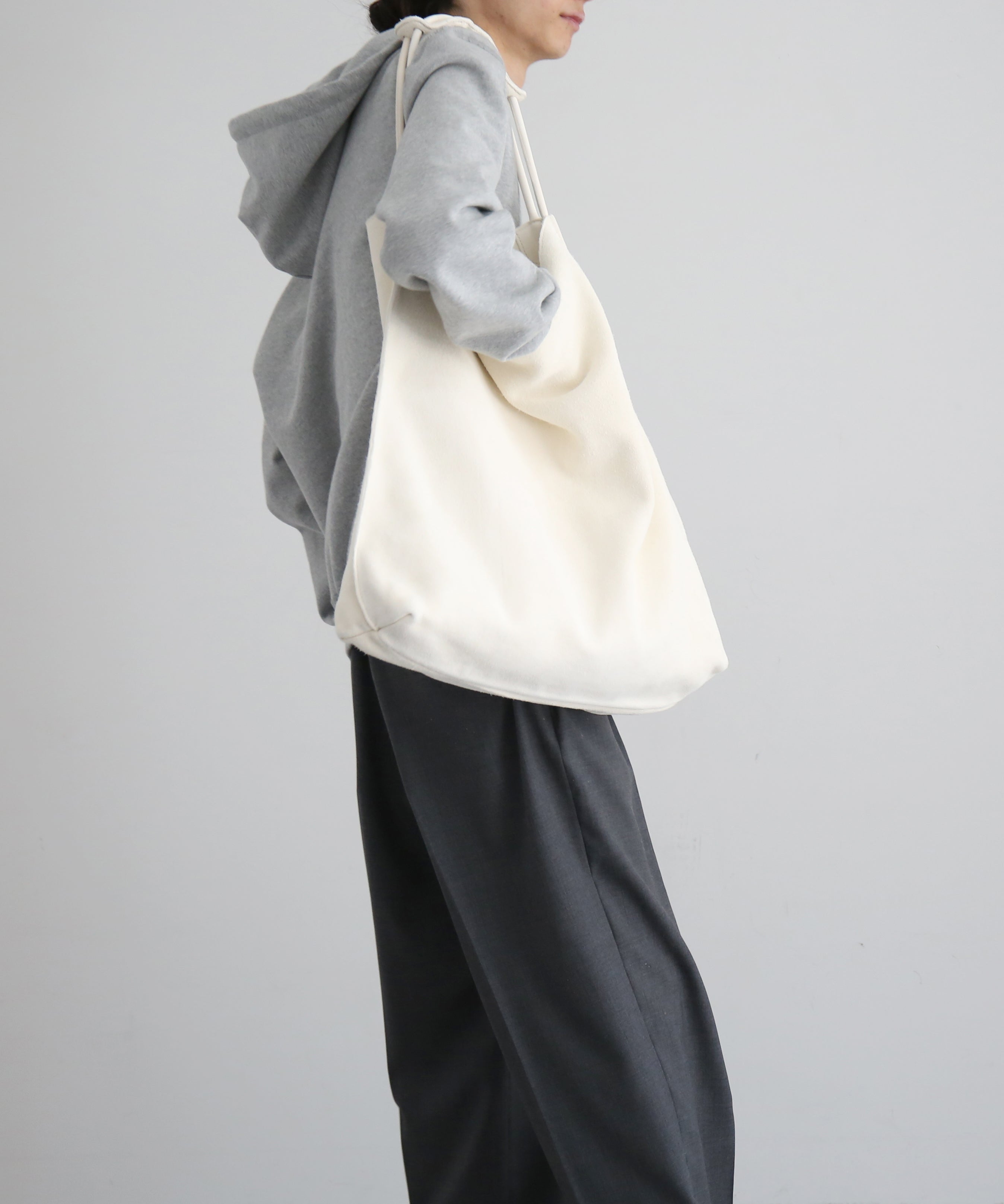 GUIDI Shopper bag "WHITE"