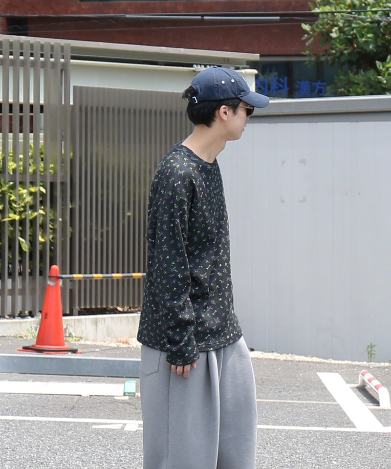 PHINGERIN Flower l/s waffle thermal "B:BLACK"