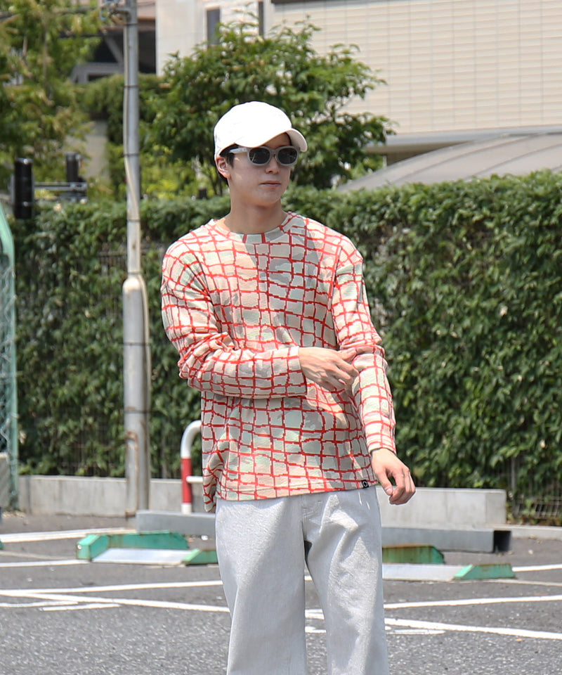 PHINGERIN Net l/s waffle thermal "A:RED NET"