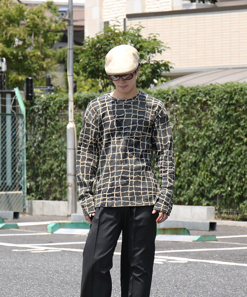 PHINGERIN Net l/s waffle thermal "B:BEIGE NET"