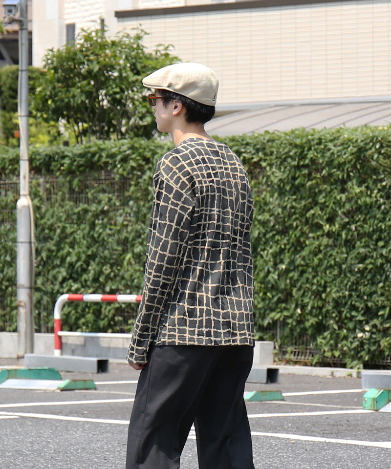 PHINGERIN Net l/s waffle thermal "B:BEIGE NET"