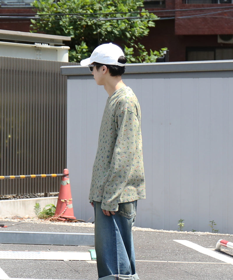 PHINGERIN Flower l/s waffle thermal "A:BEIGE"