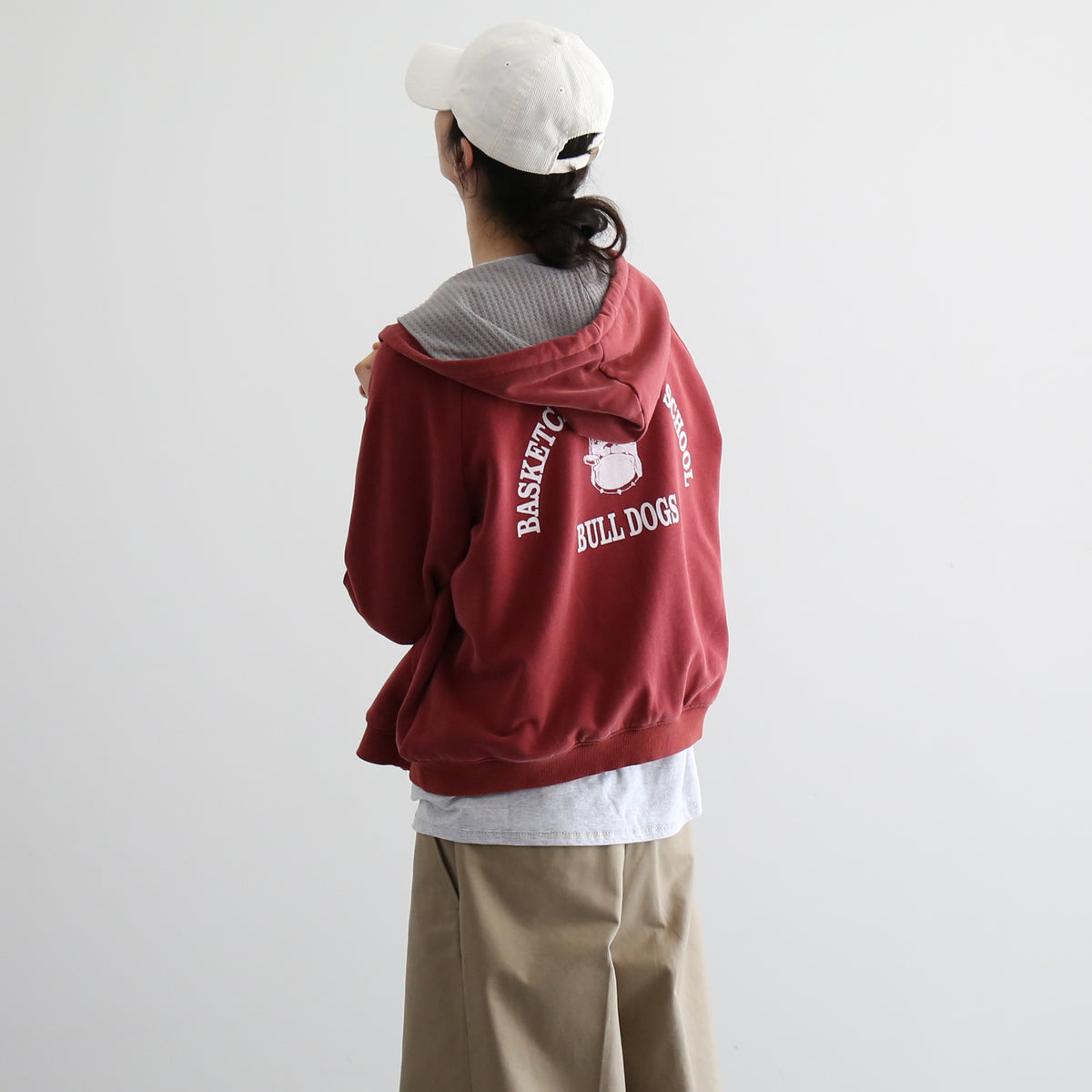 Basketcase【バスケットケース】Bulldog, thermal lined zip 