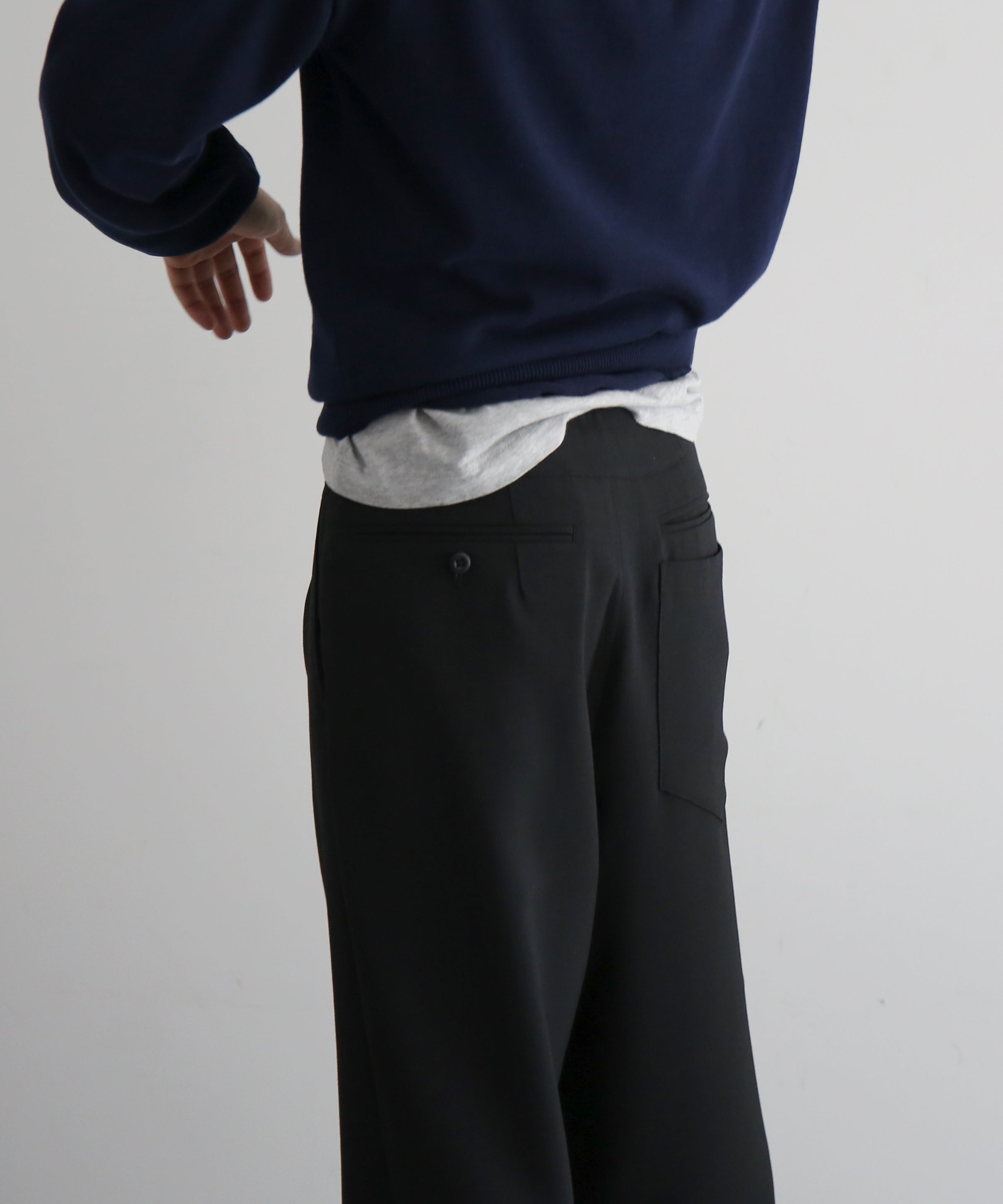 ABELIA EDOWARD GOUCHA Baseball slacks "BLACK"