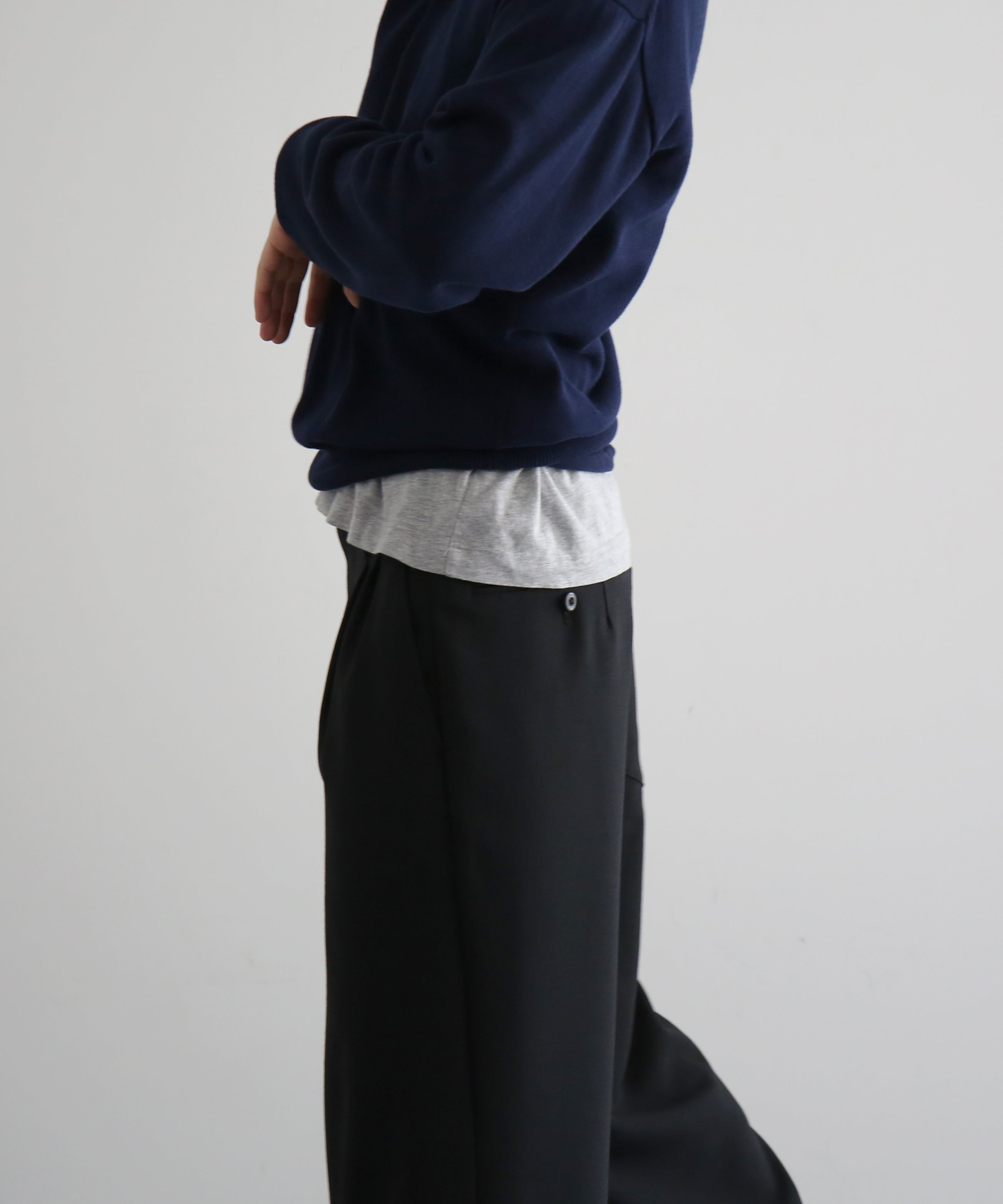 ABELIA EDOWARD GOUCHA Baseball slacks "BLACK"