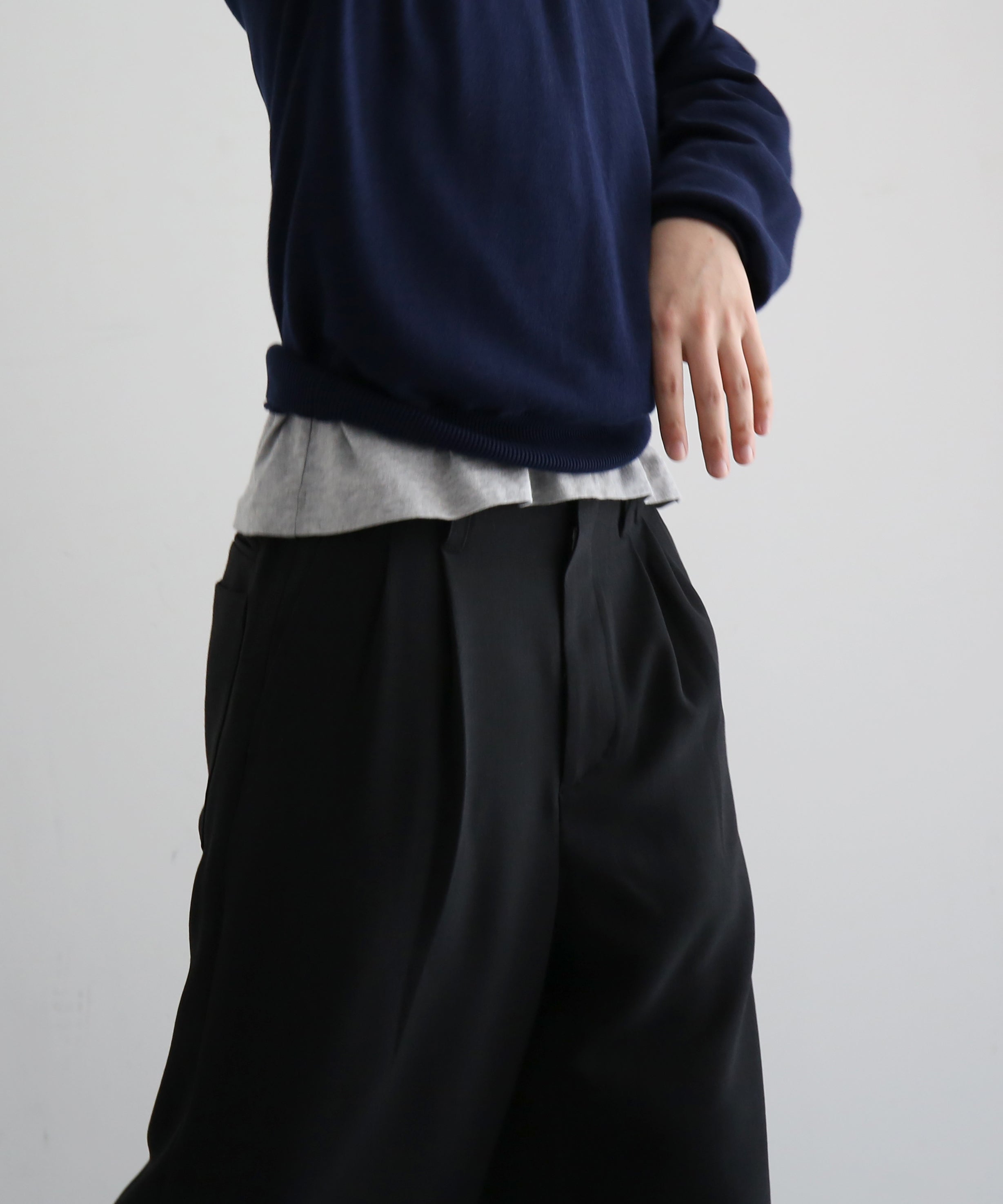 ABELIA EDOWARD GOUCHA Baseball slacks "BLACK"