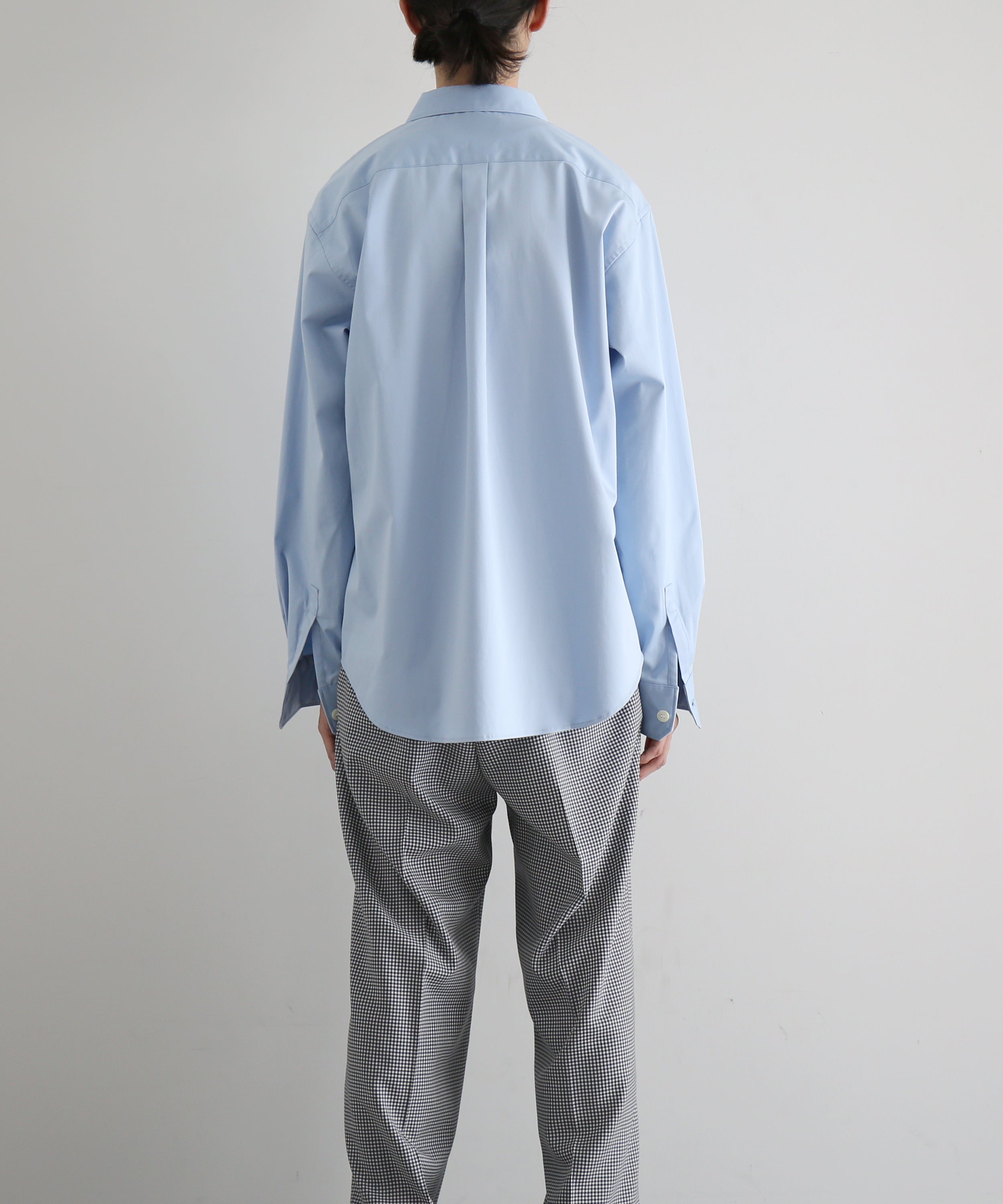 well Buttons position shirt "BLUE"