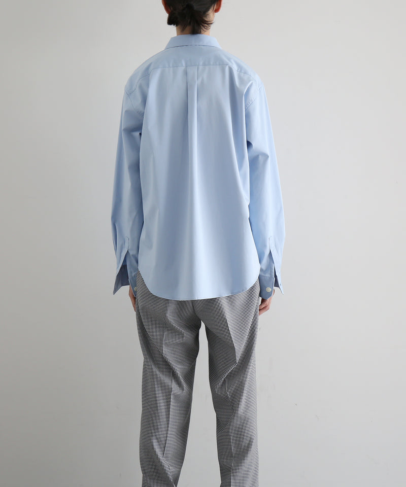 well Buttons position shirt "BLUE"