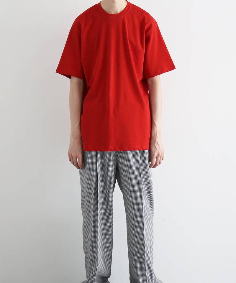 well Titled logo t-shirt "ORANGE"