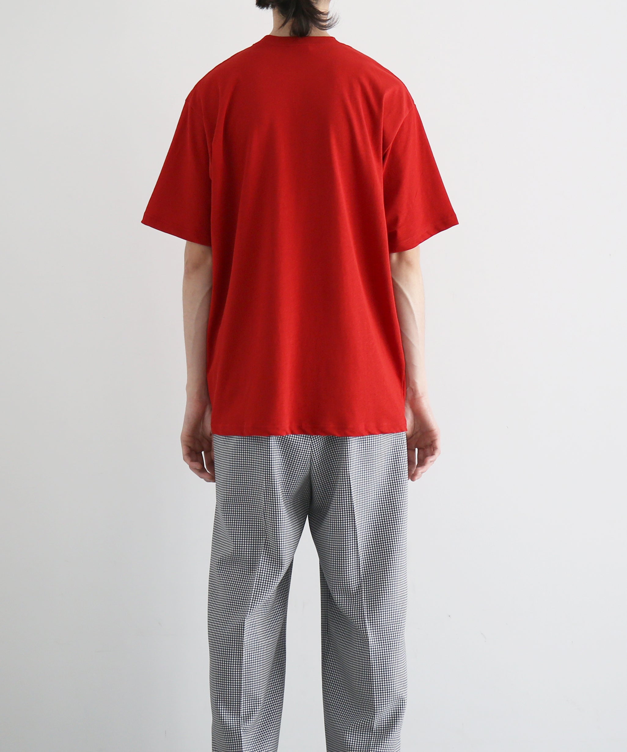 well Titled logo t-shirt "RED"