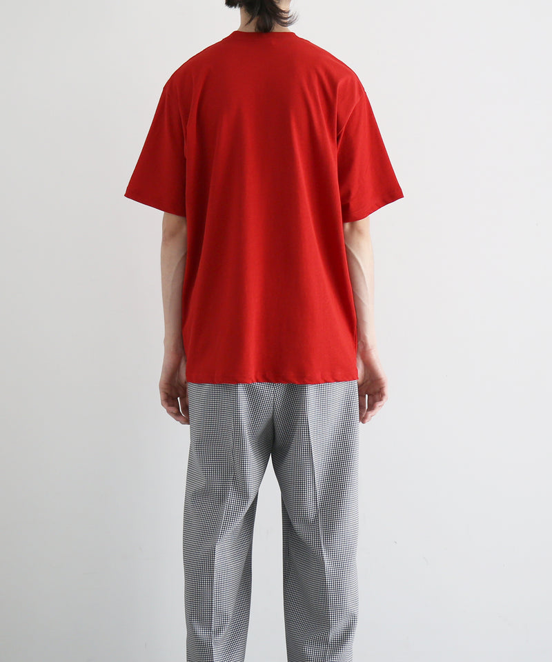 well Titled logo t-shirt "RED"