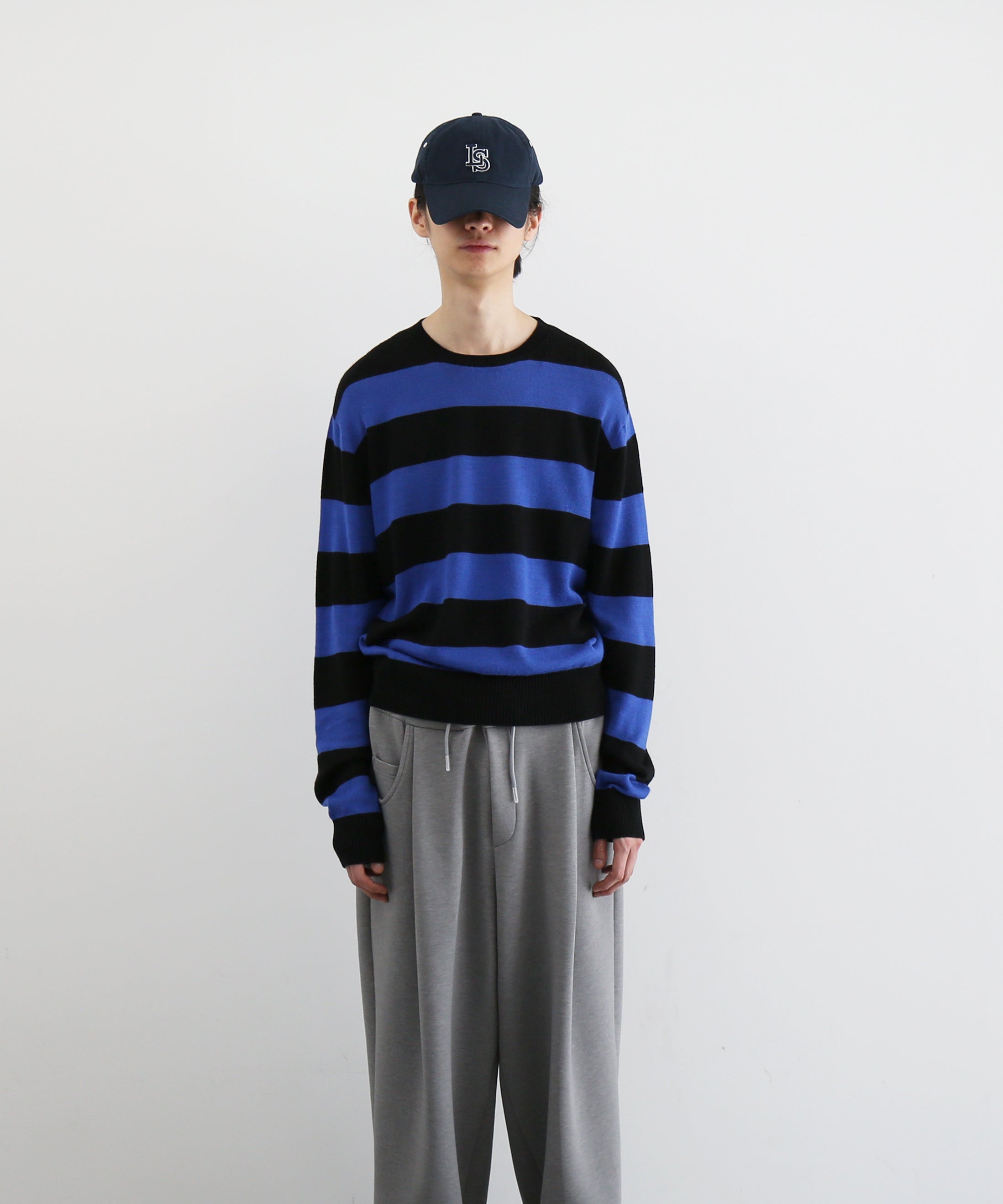 Gimaguas Fran stripes jumper "BLUE-BLACK"