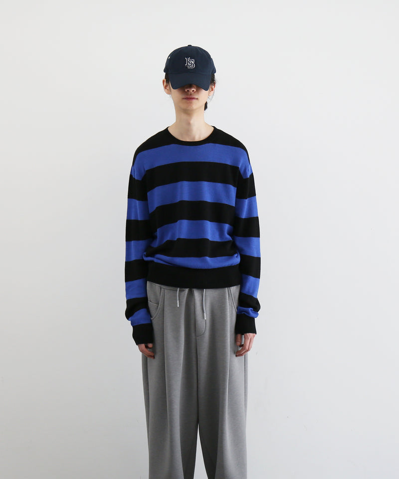 Gimaguas Fran stripes jumper "BLUE-BLACK"