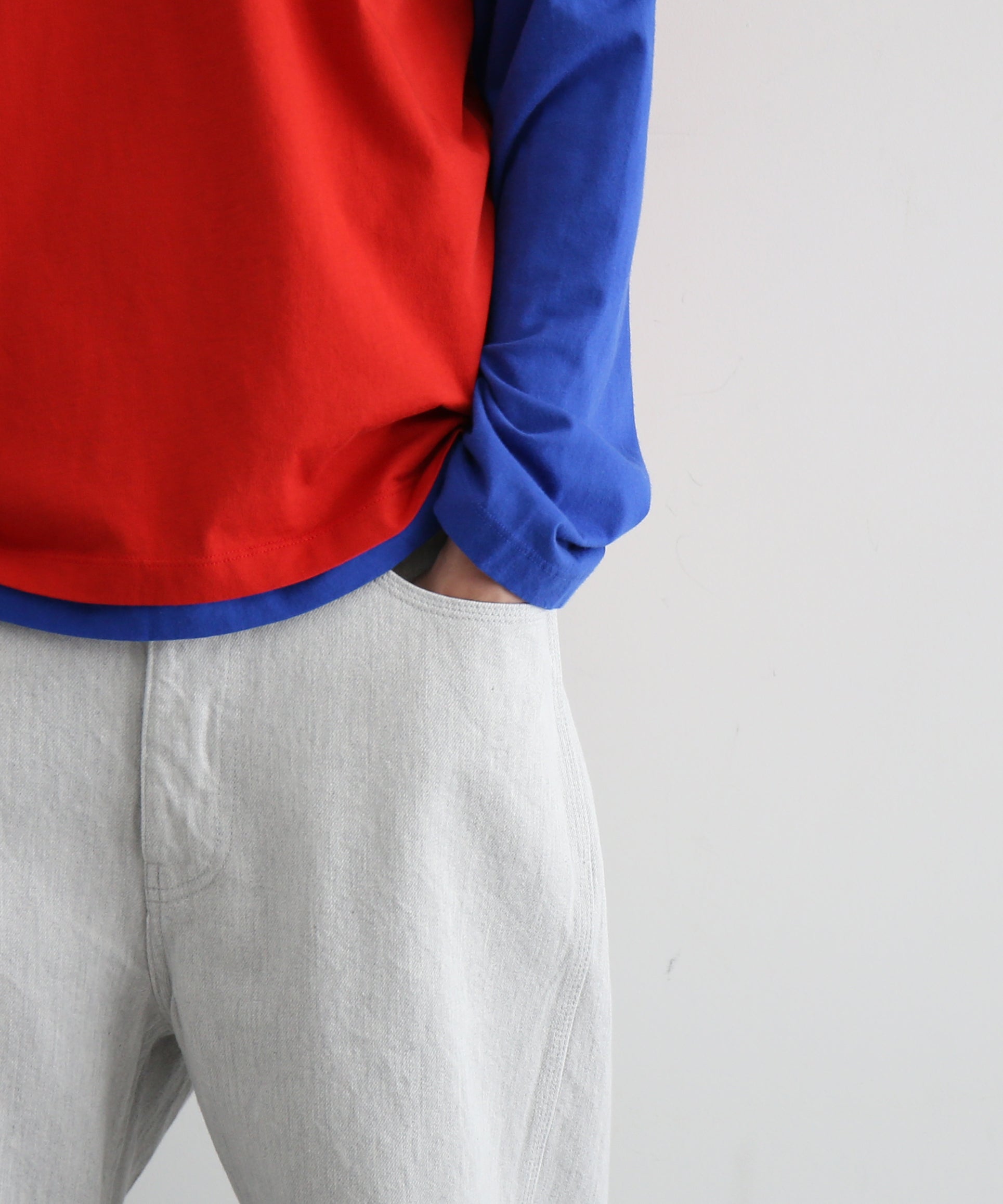 Gimaguas Ricardo 2layeres t-shirt "RED-BLUE"