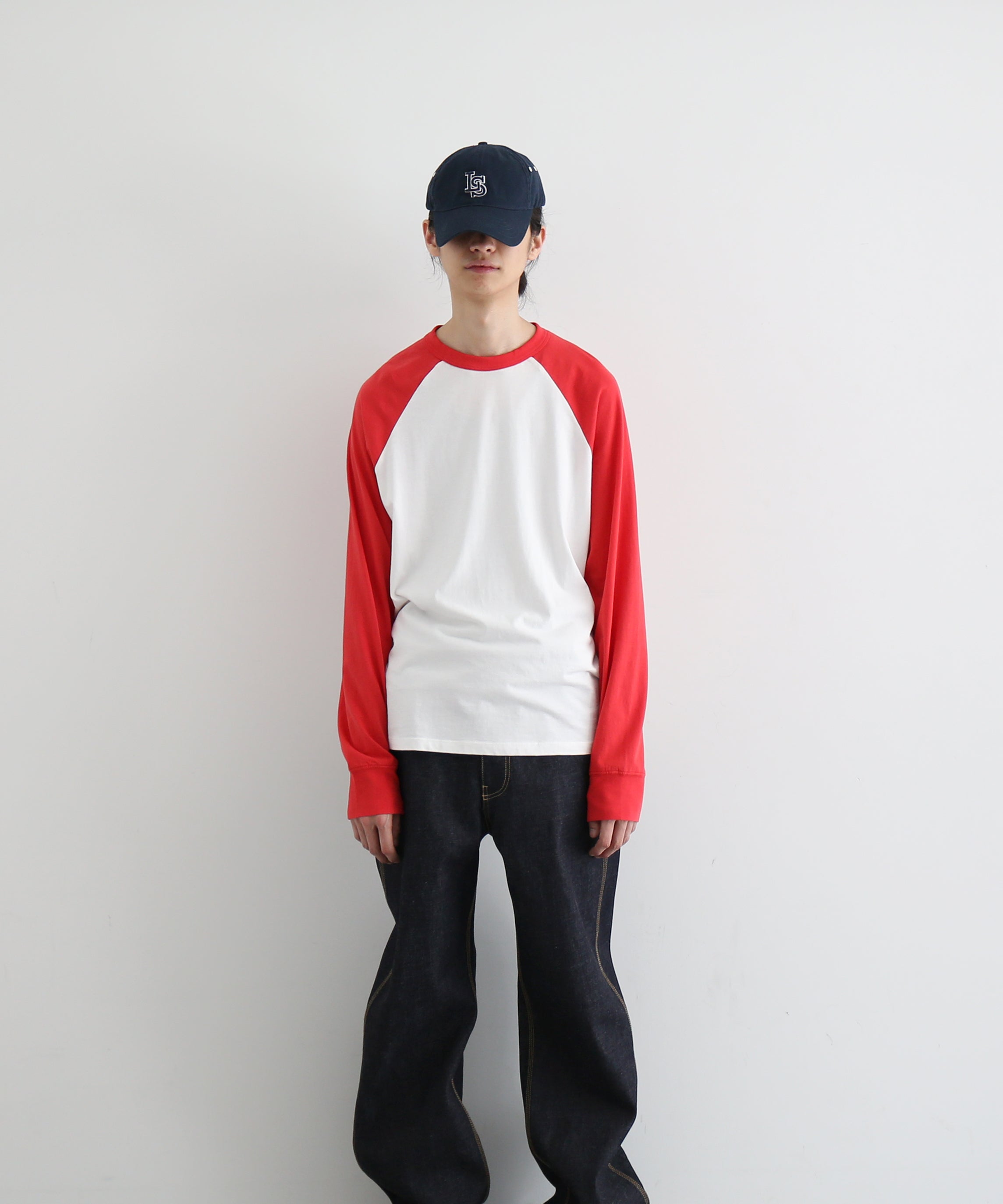 Gimaguas Samuel ls t-shirt "NAVY-GREY"