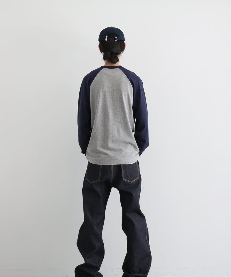 Gimaguas Samuel ls t-shirt "NAVY-GREY"