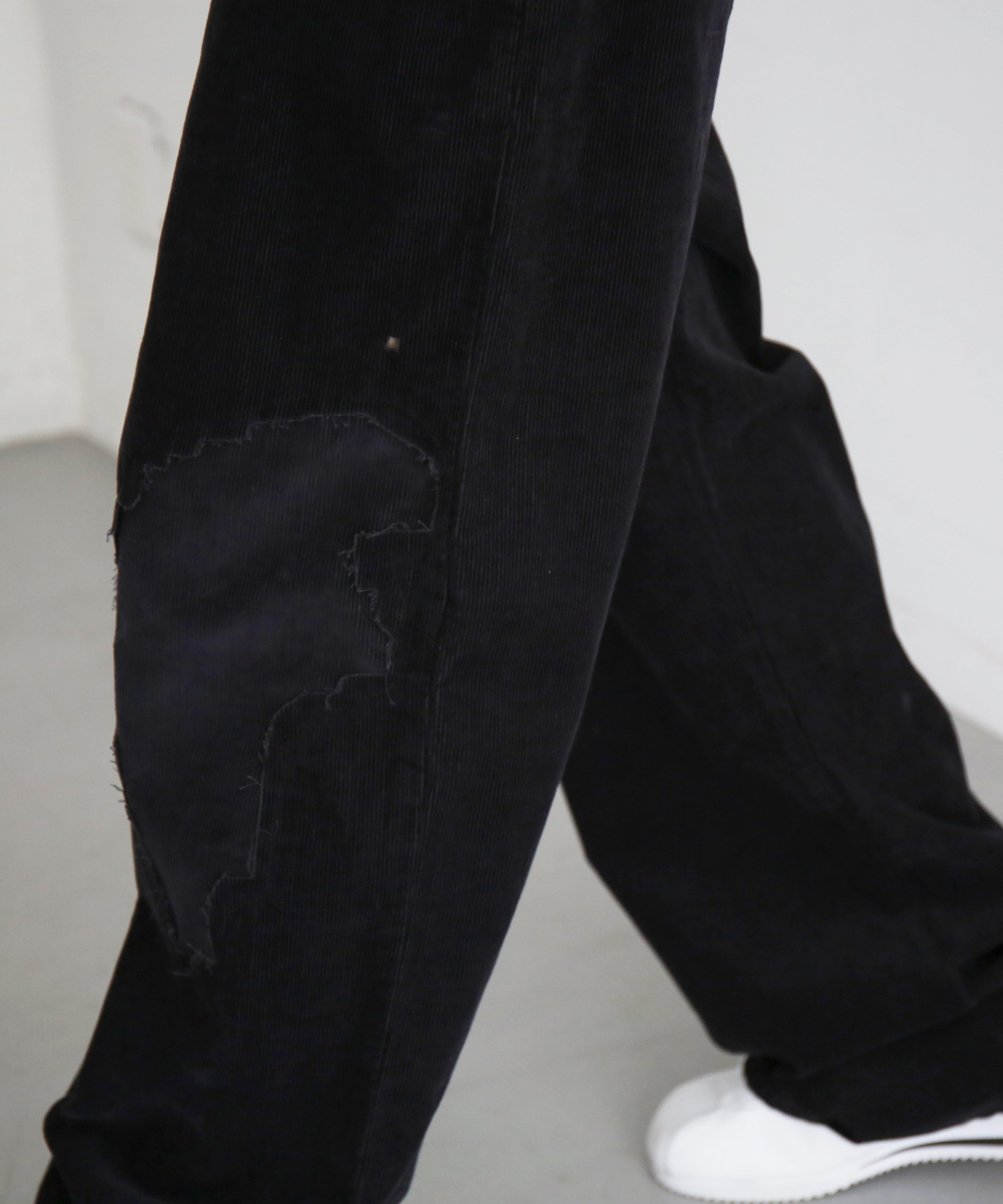 Basketcase Lax, repaired black corduroy "BLACK"