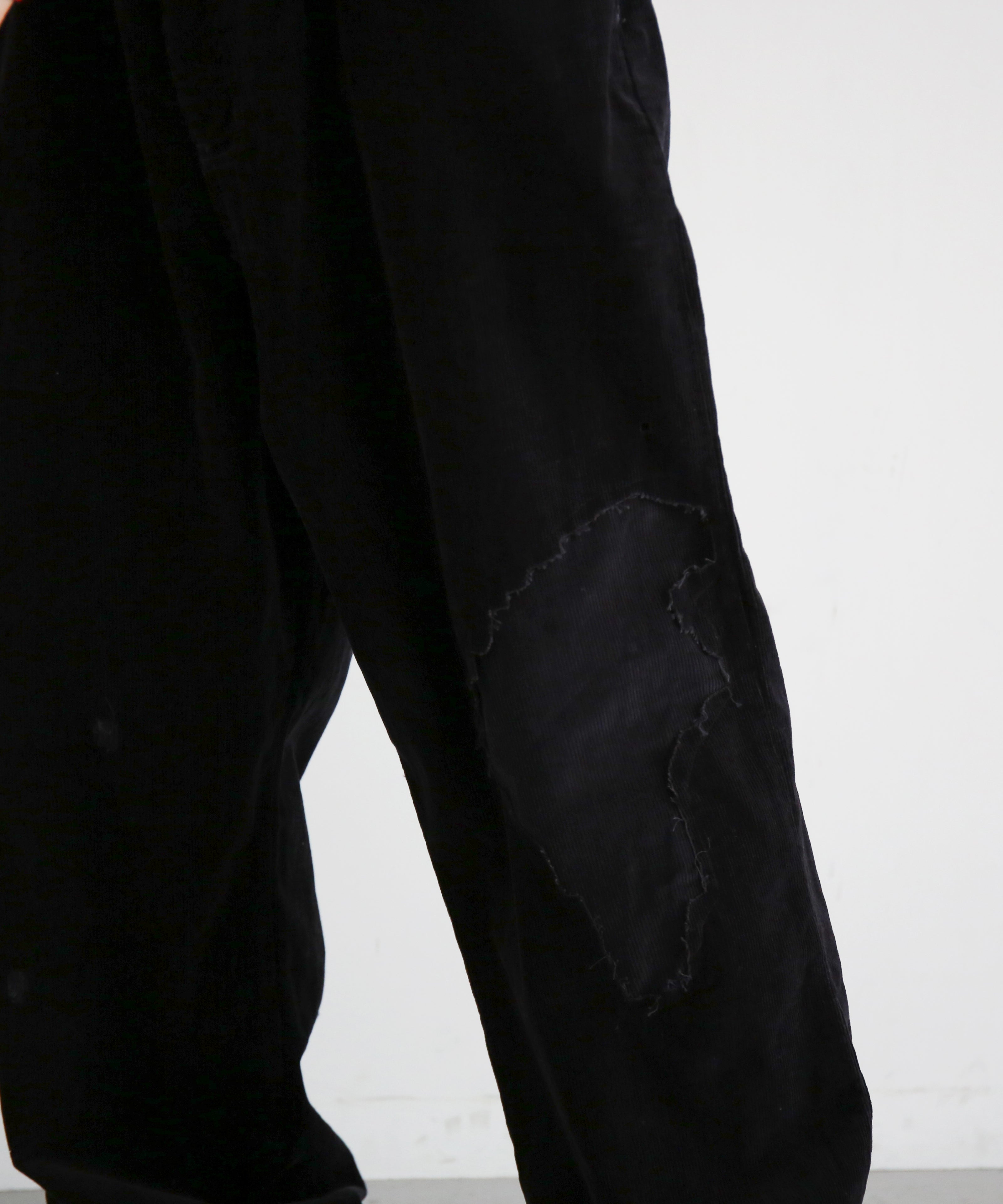 Basketcase Lax, repaired black corduroy "BLACK"