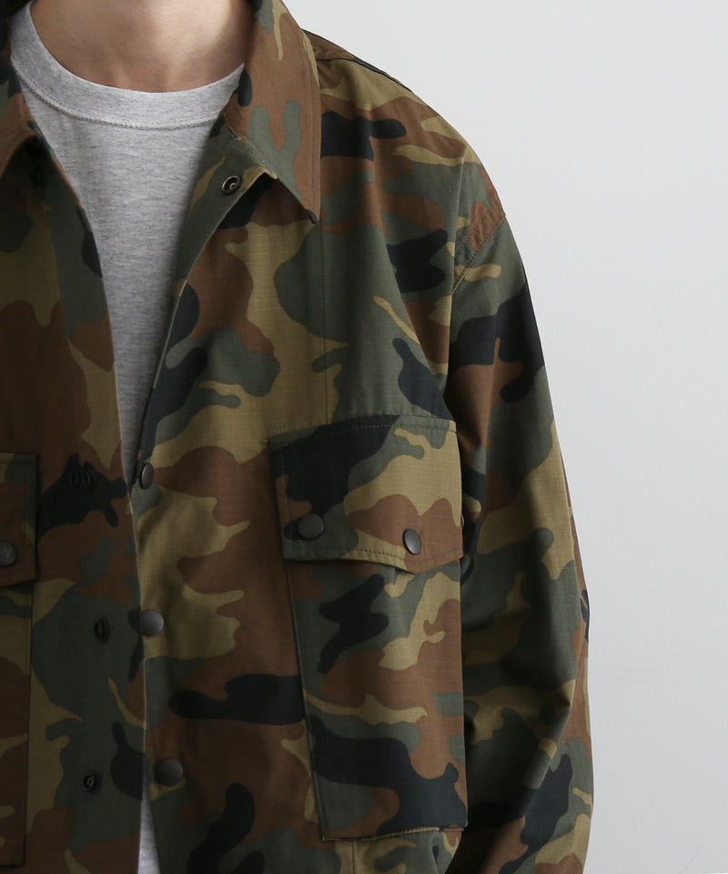 NEEDLES Field jacket- cotton ripstop "C-WOODLAND C"