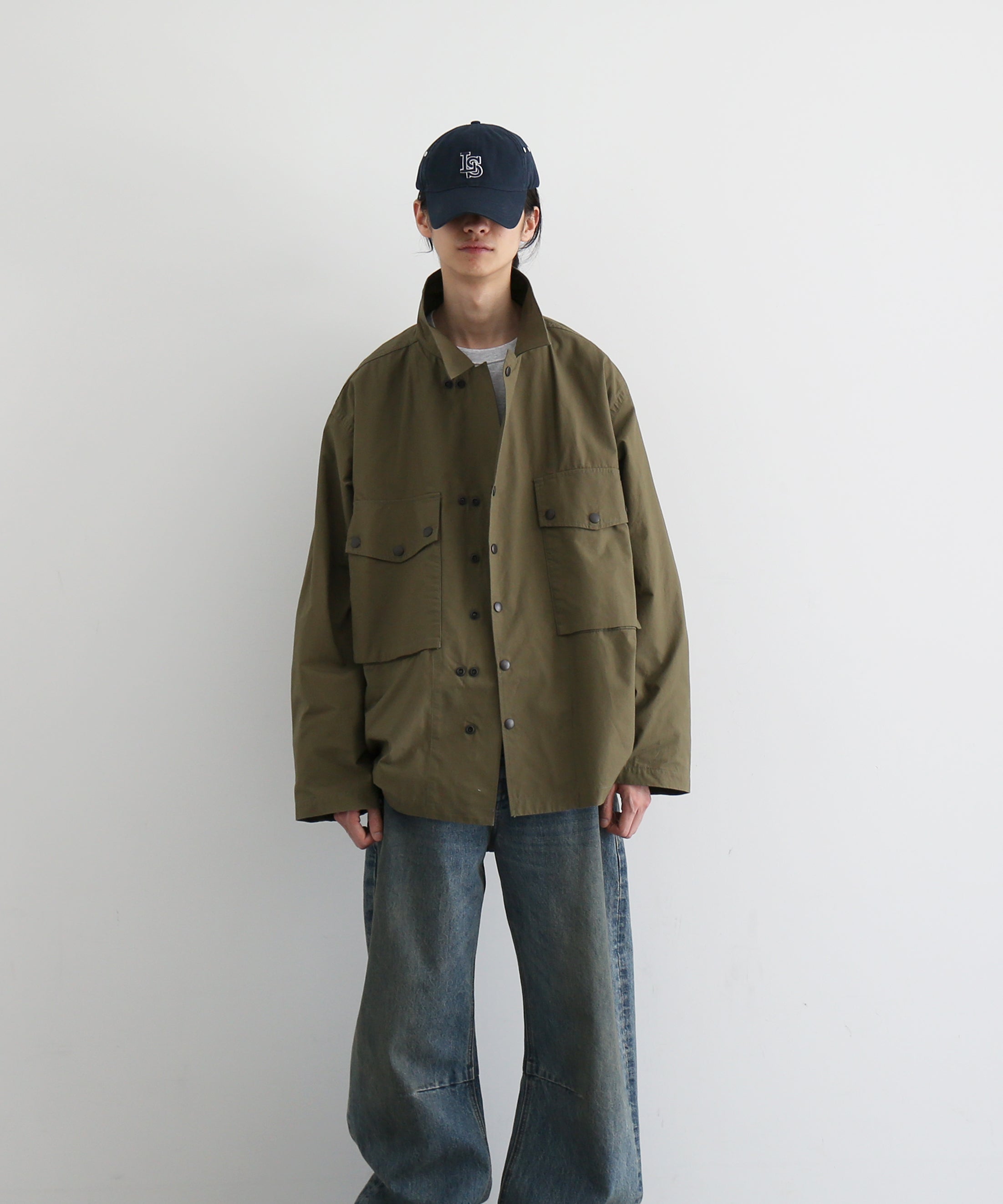NEEDLES Field jacket- cotton ripstop "A-OLIVE A"