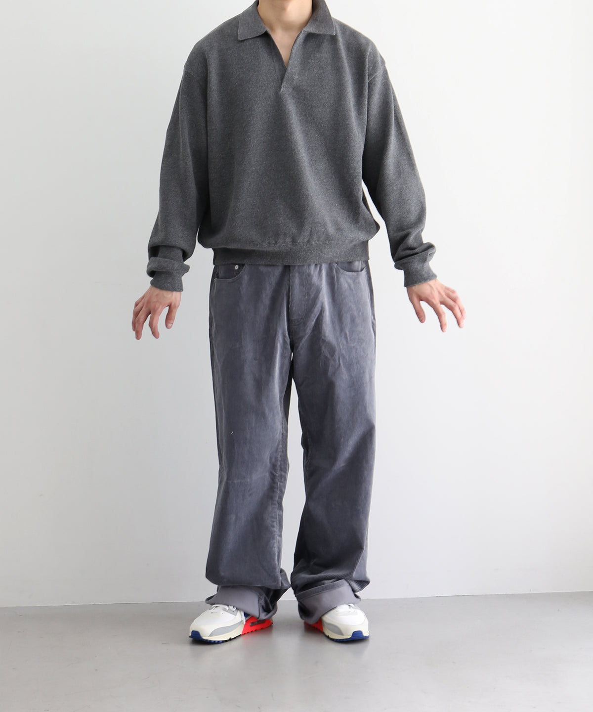 crepuscule Co/wo moss stitch skipper "M.GRAY"
