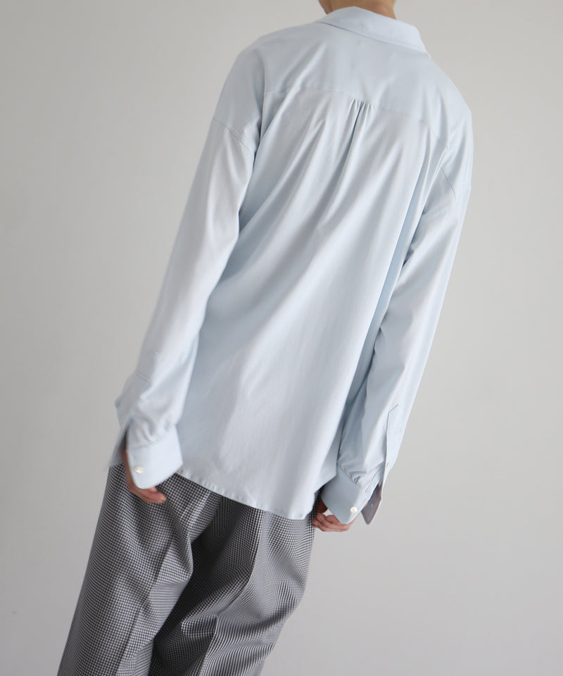 KAIKO Regular collar shirt "S.BLUE"