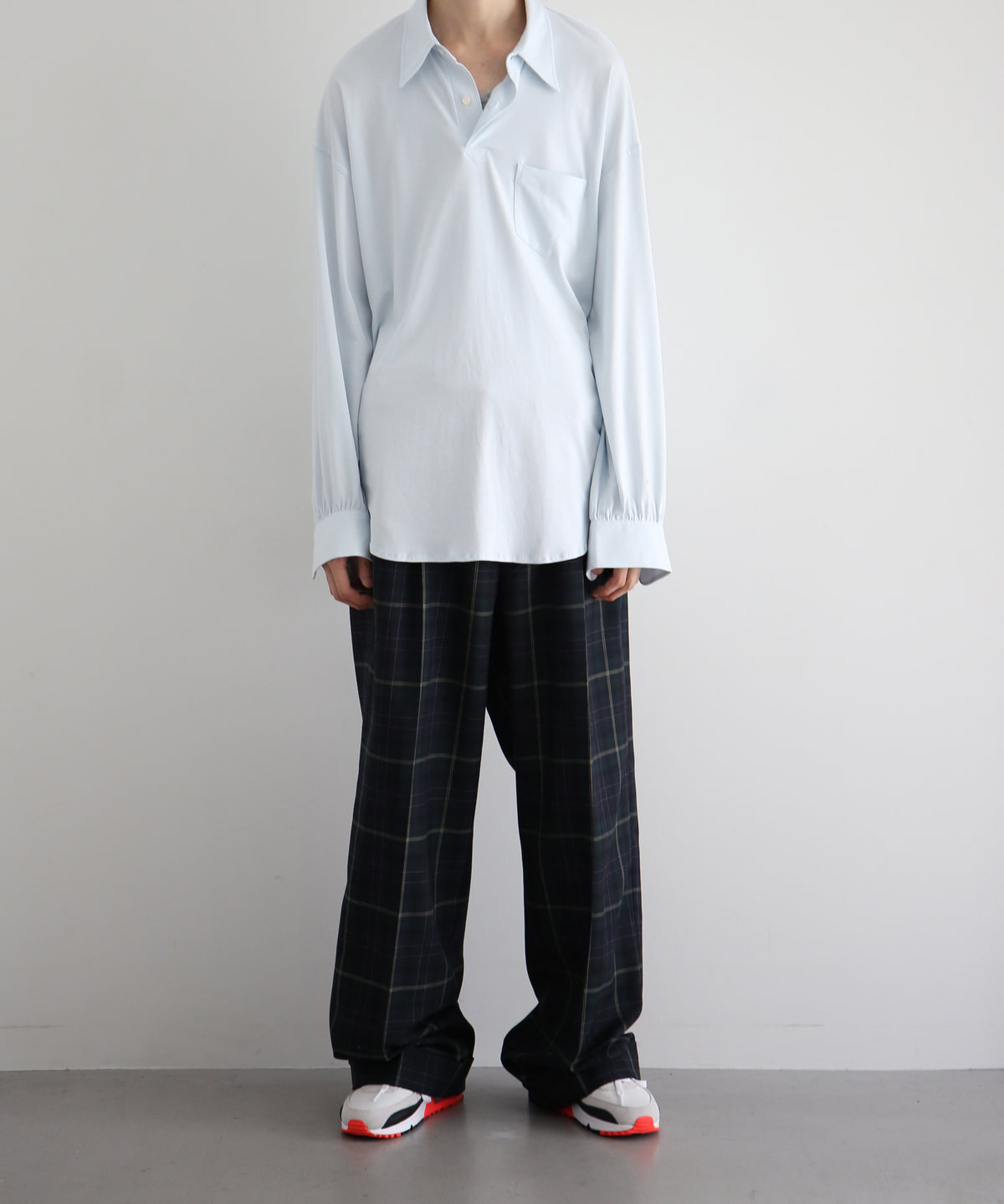 KAIKO Polo neck shirt "S.BLUE"