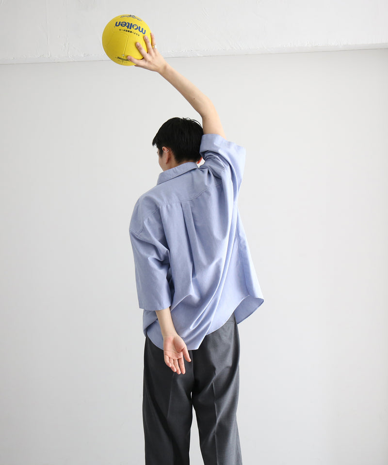 DIGAWEL Oversized s/s shirt "DARK SAX"