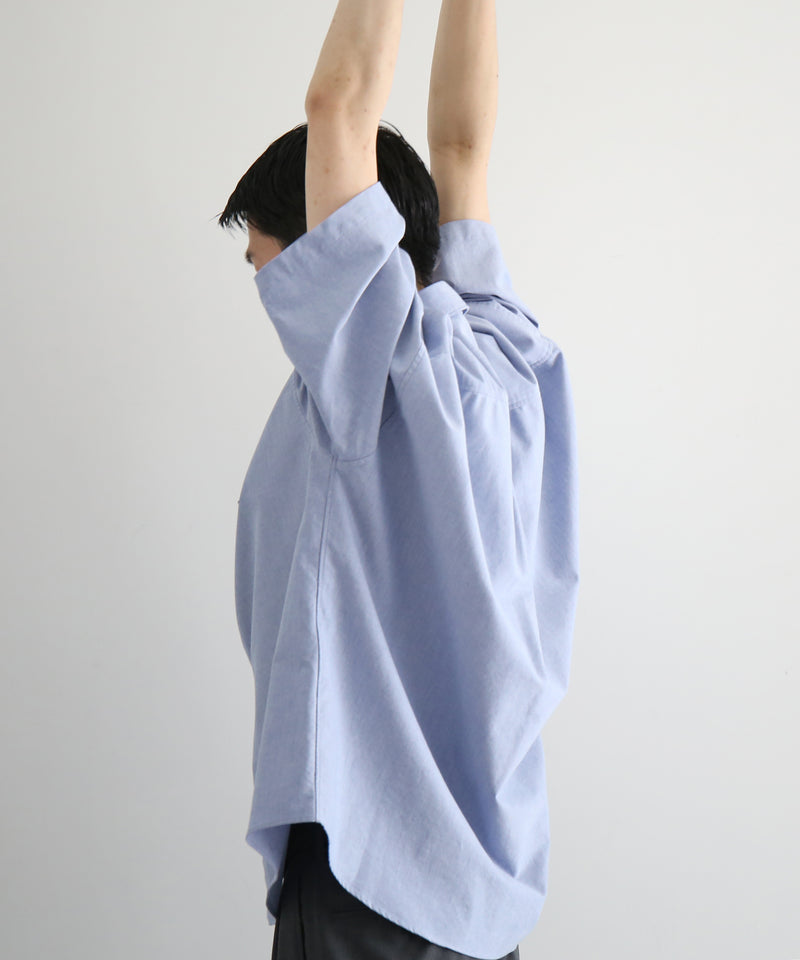 DIGAWEL Oversized s/s shirt "DARK SAX"
