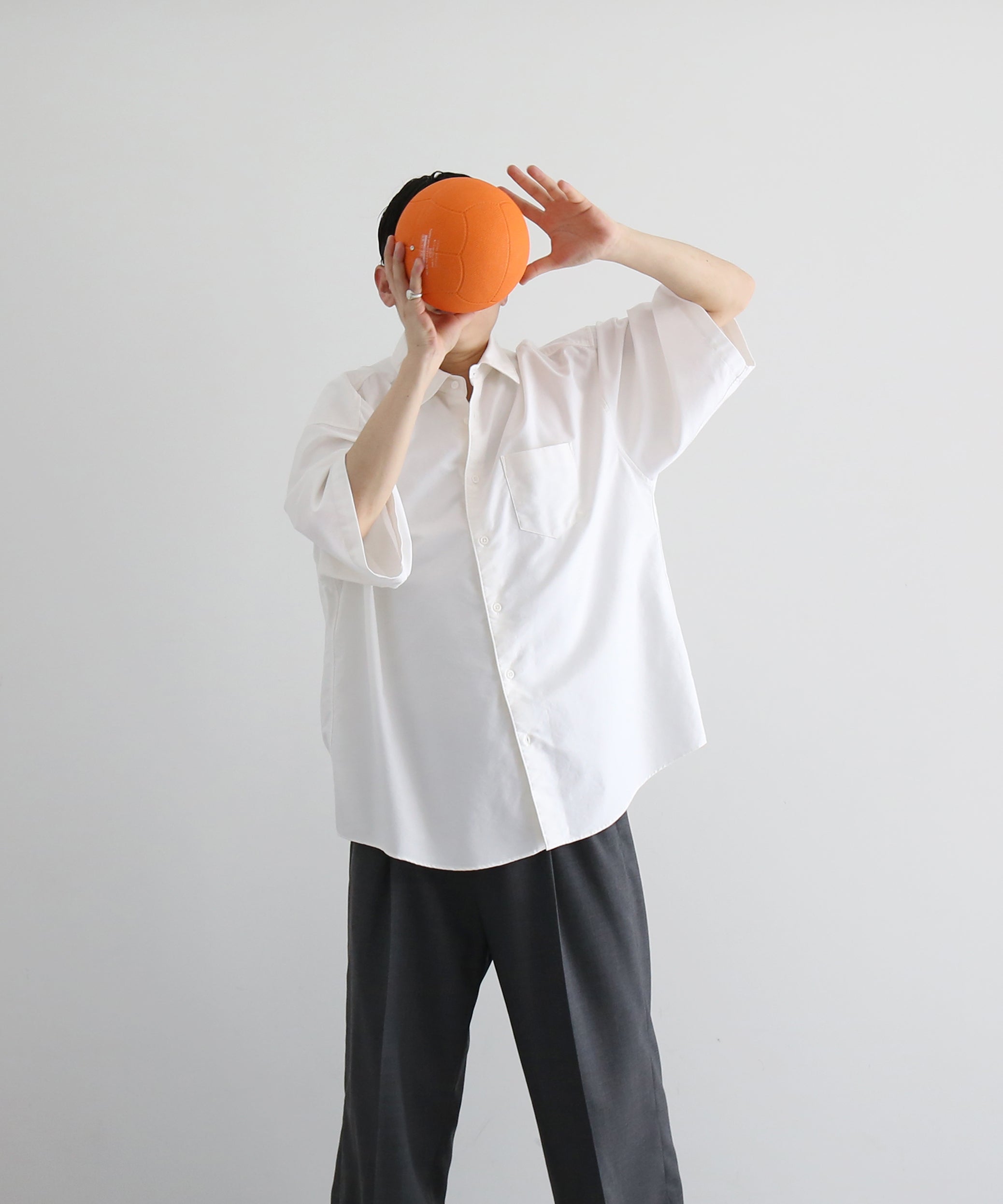DIGAWEL Oversized s/s shirt "WHITE"