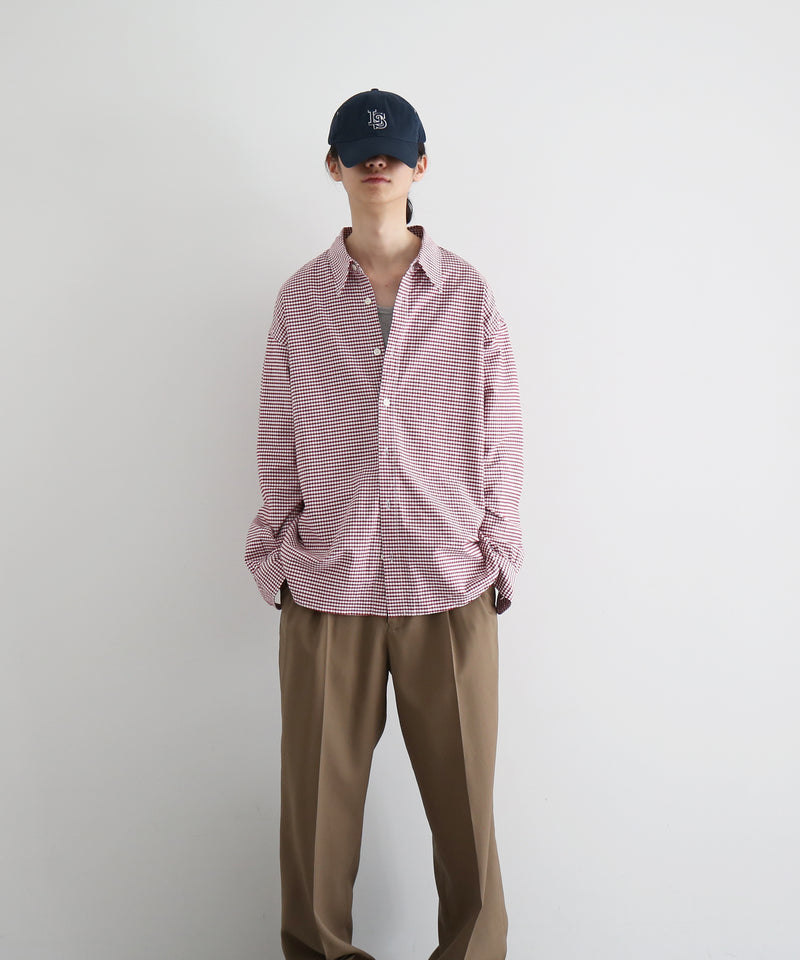 KAIKO Regular collar shirt "RED"