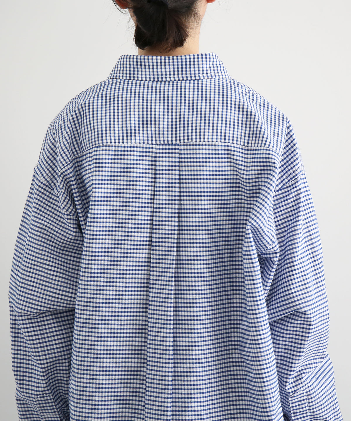 KAIKO Regular collar shirt "NAVY"
