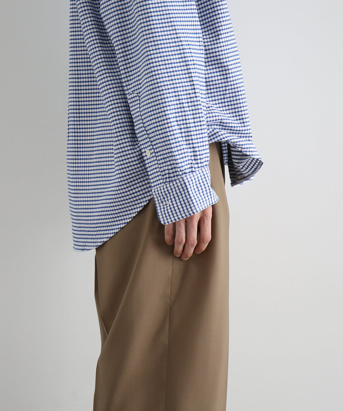 KAIKO Regular collar shirt "NAVY"