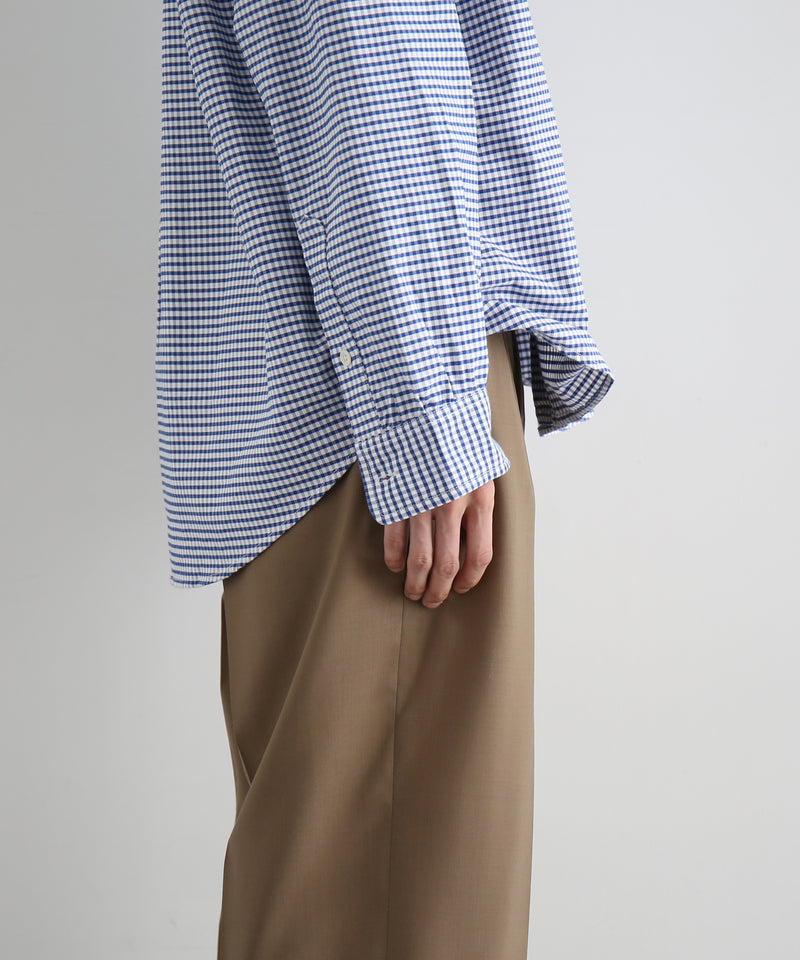 KAIKO Regular collar shirt "NAVY"