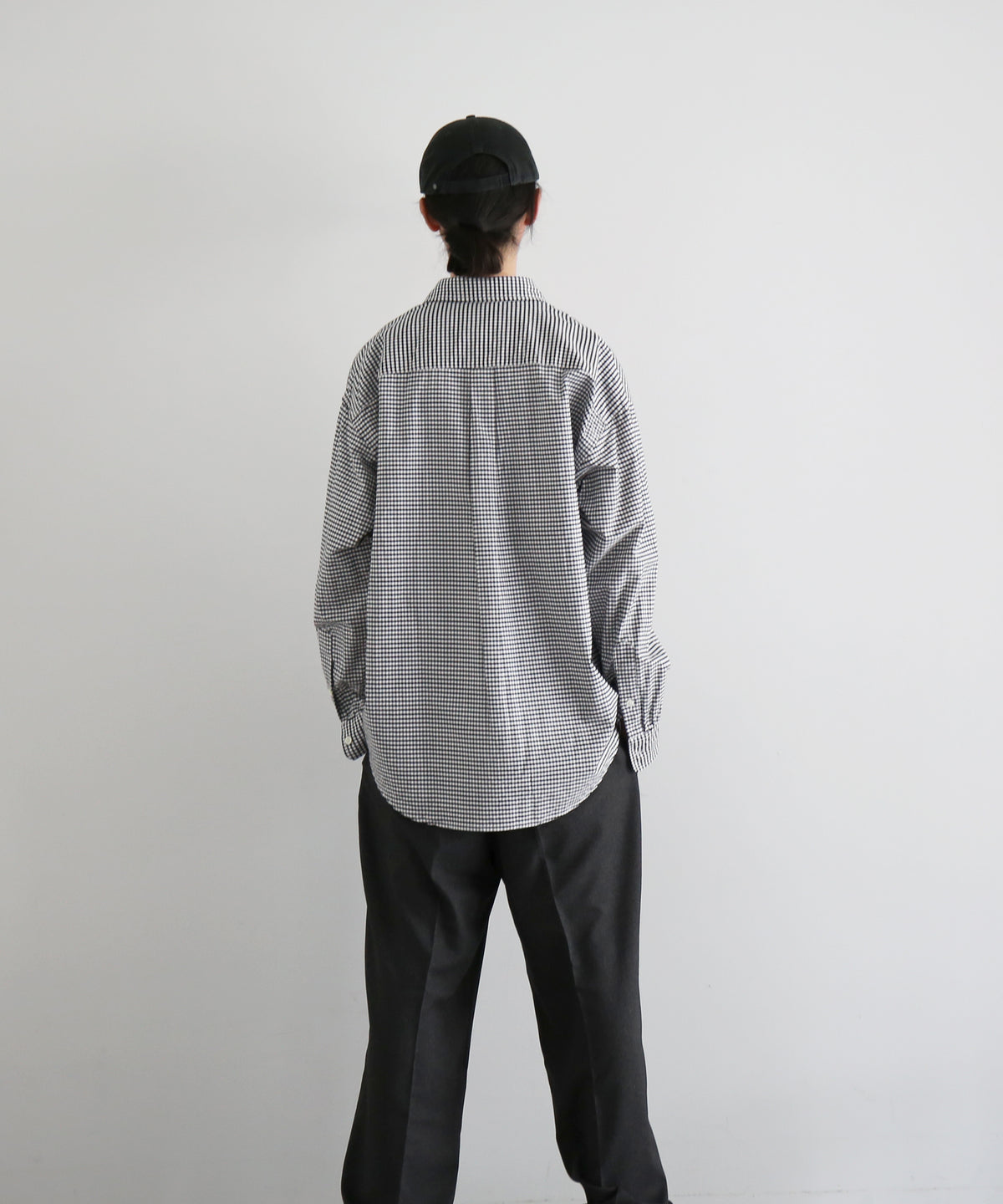 KAIKO Regular collar shirt "BLACK"