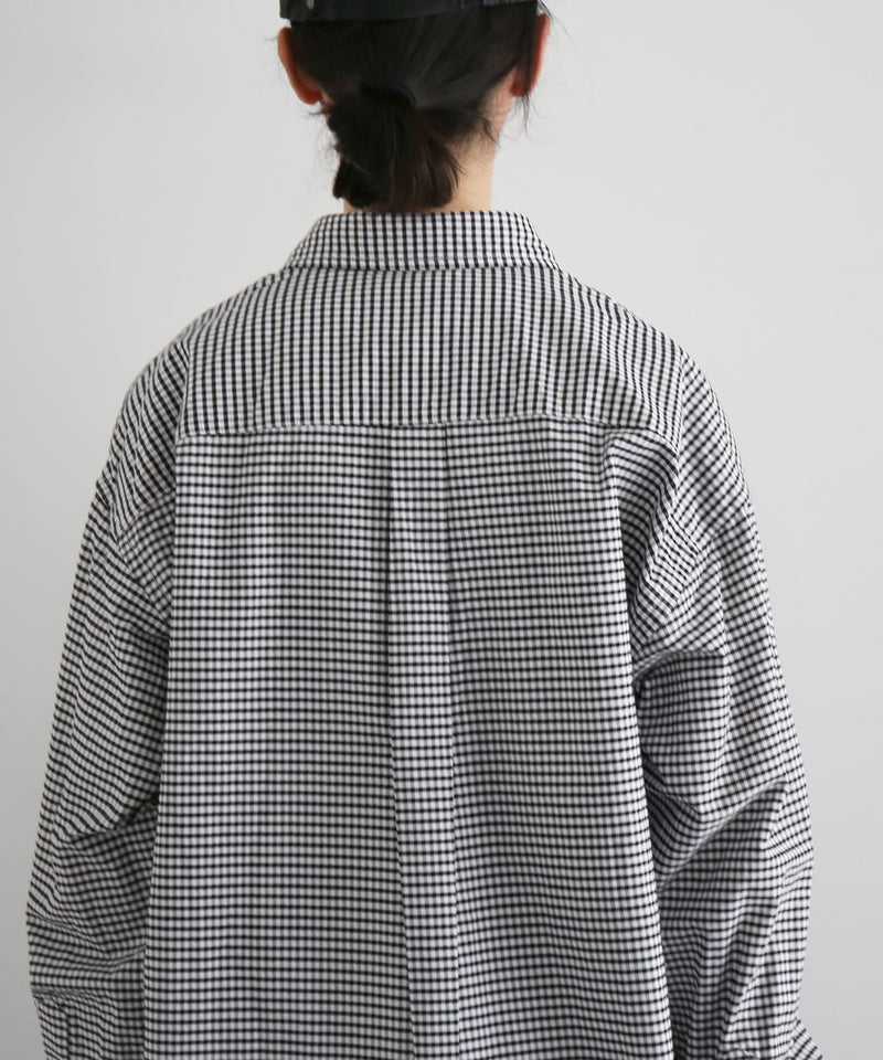 KAIKO Regular collar shirt "BLACK"