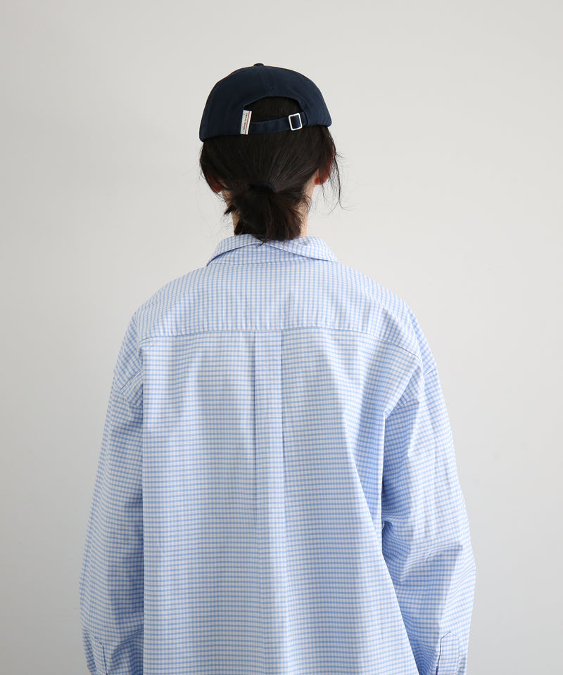 KAIKO Regular collar shirt "S.BLUE"