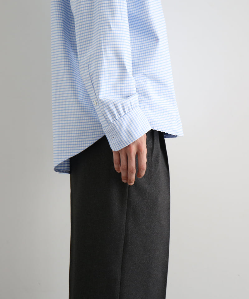 KAIKO Regular collar shirt "S.BLUE"