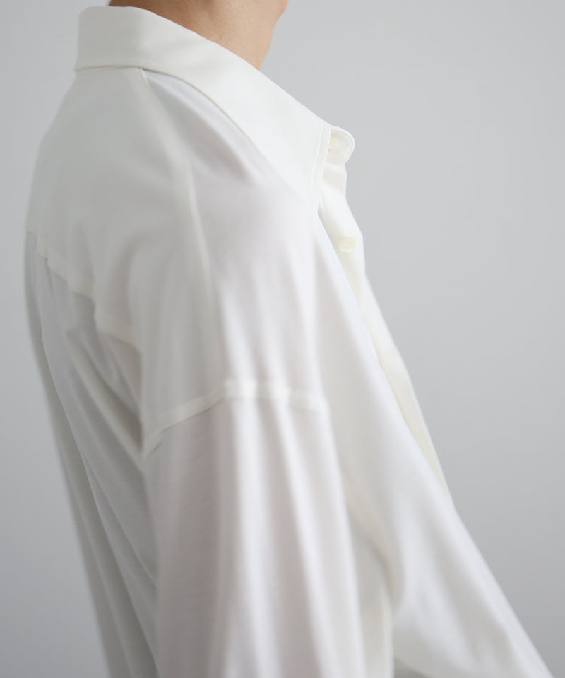 KAIKO Regular collar shirt "O.WHITE"