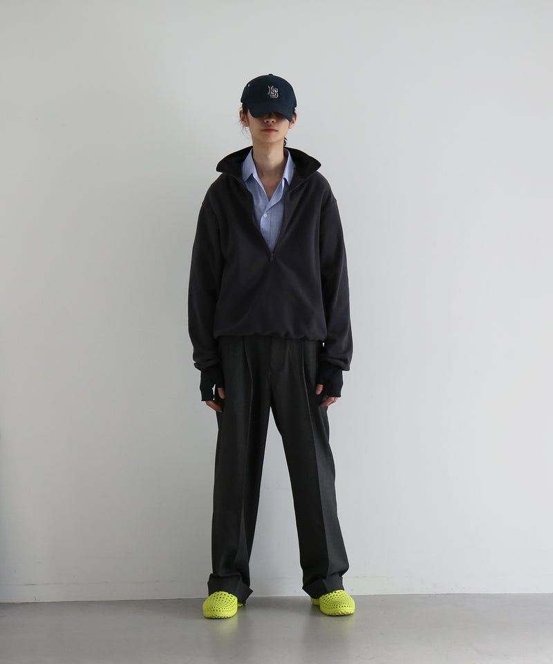 entire studios Shell fleece “BLACK”