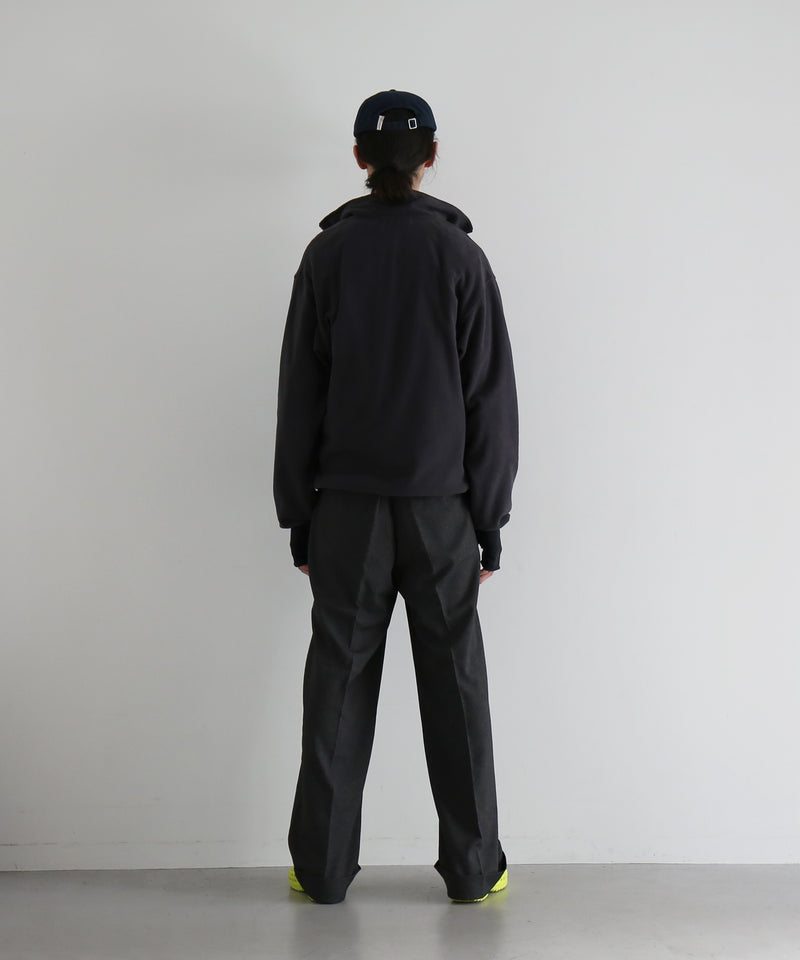 entire studios Shell fleece “BLACK”