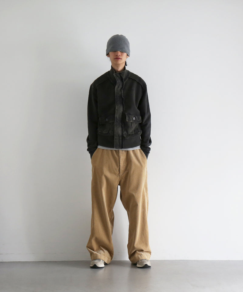 entire studios Supply track jacket "WASHED BLACK"