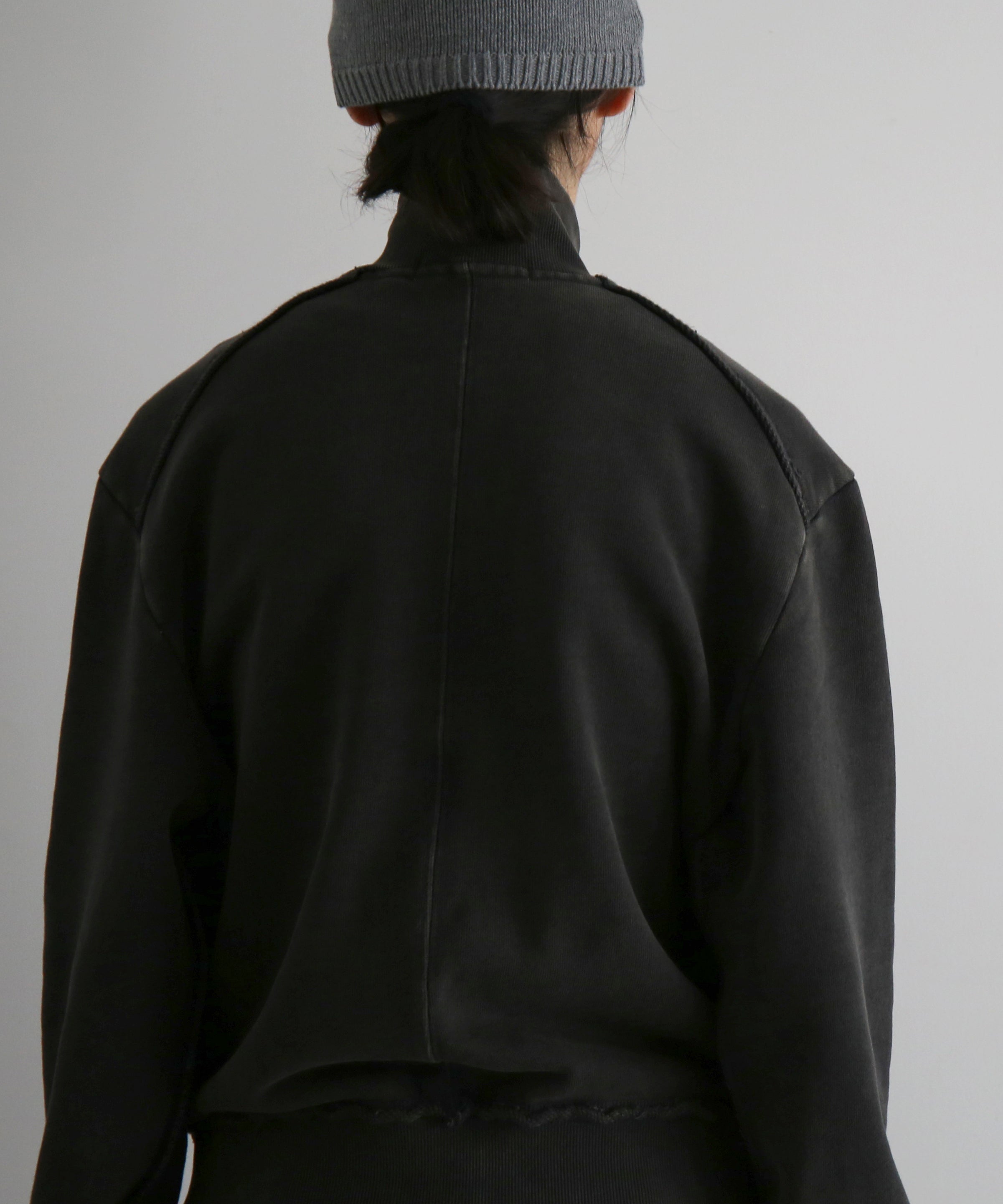 entire studios Supply track jacket "WASHED BLACK"