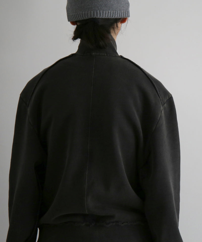 entire studios Supply track jacket "WASHED BLACK"